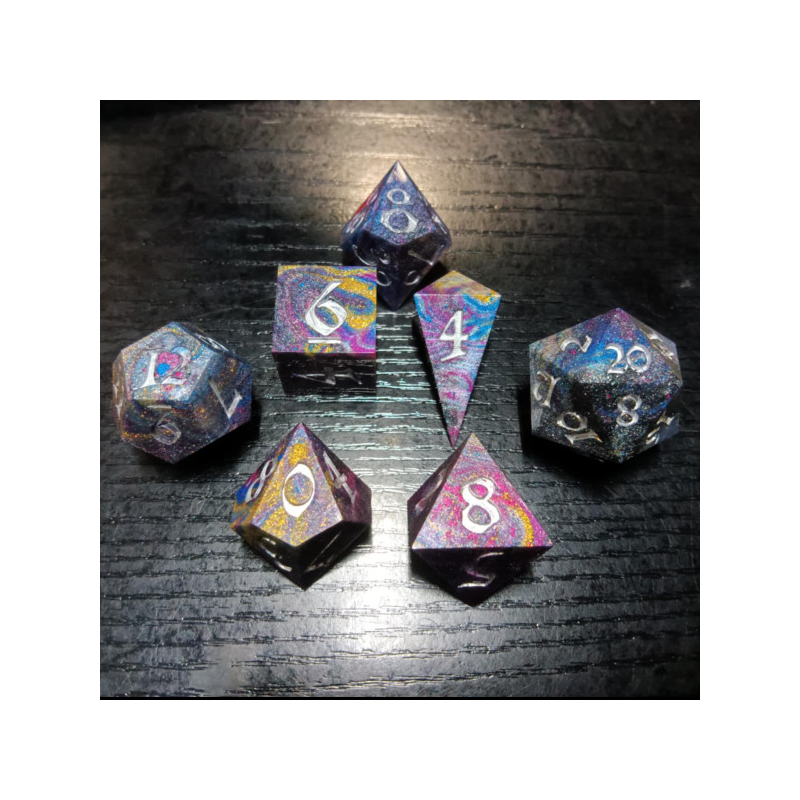 Dreamwarp – Ethereal Sharp Edge Dice Set for Fantasy RPGs | BuyDice.ca Dreamwarp – Ethereal Sharp Edge Dice Set for Fantasy RPGs | BuyDice.ca